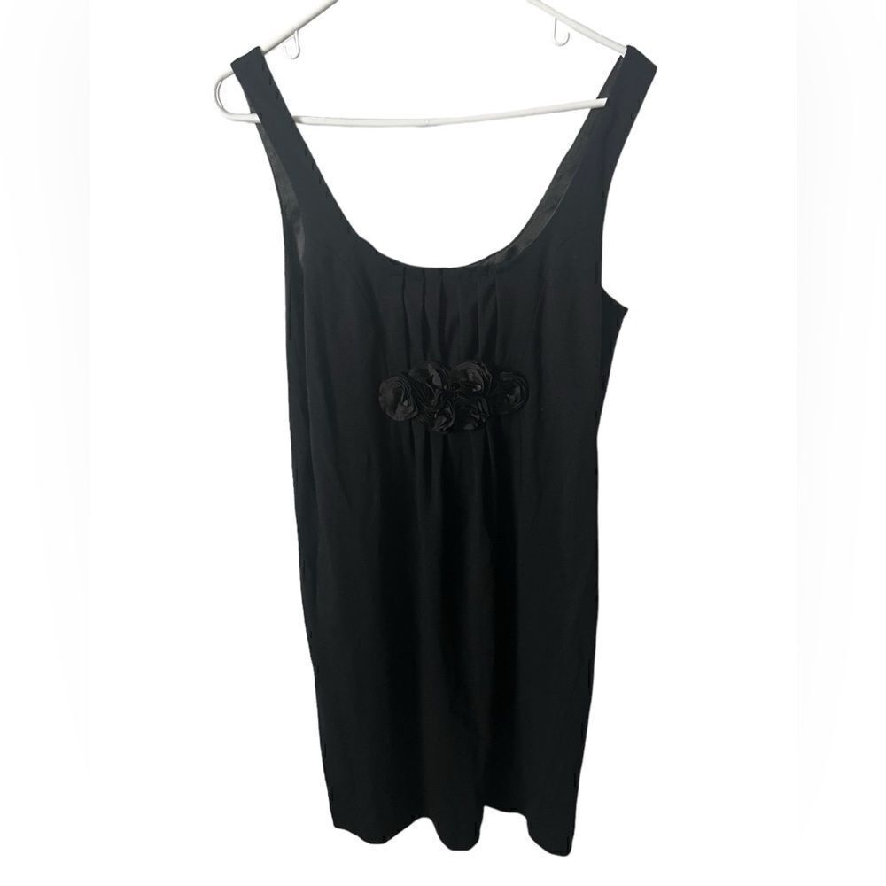 J Crew Rosetta Wool Shift Black Dress Size Small